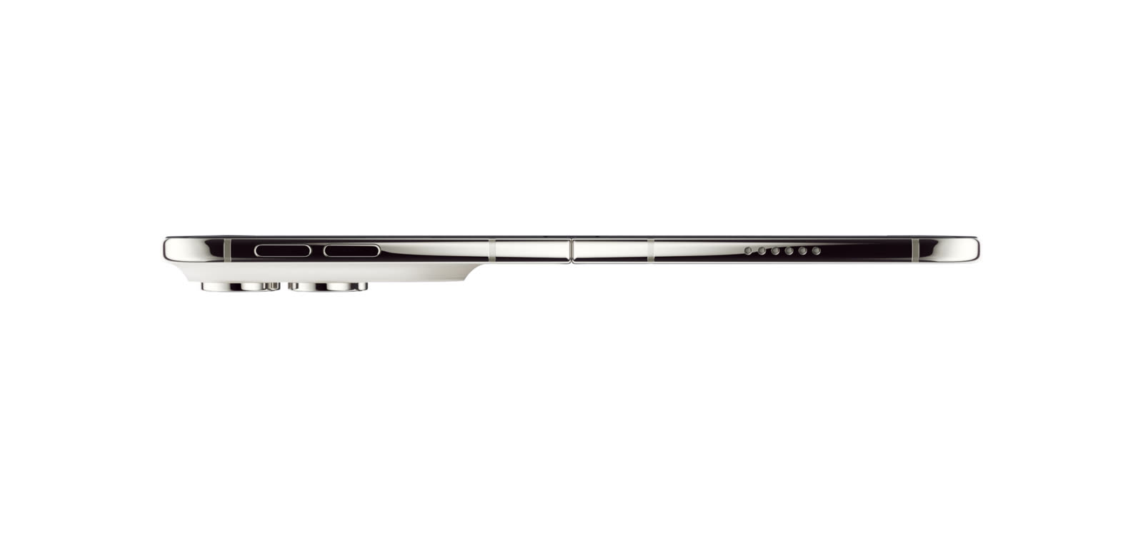 Side profile of the ultra-thin unfolded body